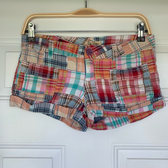BeBop Pants - 🛍 BeBop Madras Plaid Shorts - size 3